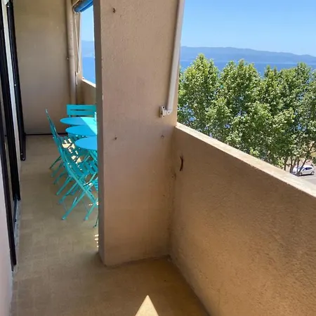 Magnifique T2 40m2 Centre Vue Au Bord De La Neuf 5 Personnes Clim Wifi Balcon Parking Prive Ferme