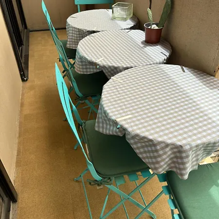 Magnifique T2 40m2 Centre Vue Au Bord De La Neuf 5 Personnes Clim Wifi Balcon Parking Prive Ferme דירה