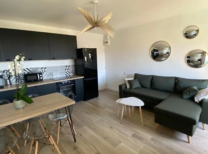 Magnifique: Beachfront T2 With Sea View And Private Parking Apartment Ajaccio (Corsica)